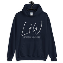 Load image into Gallery viewer, Lettered &amp; Weathered Unisex Hoodie